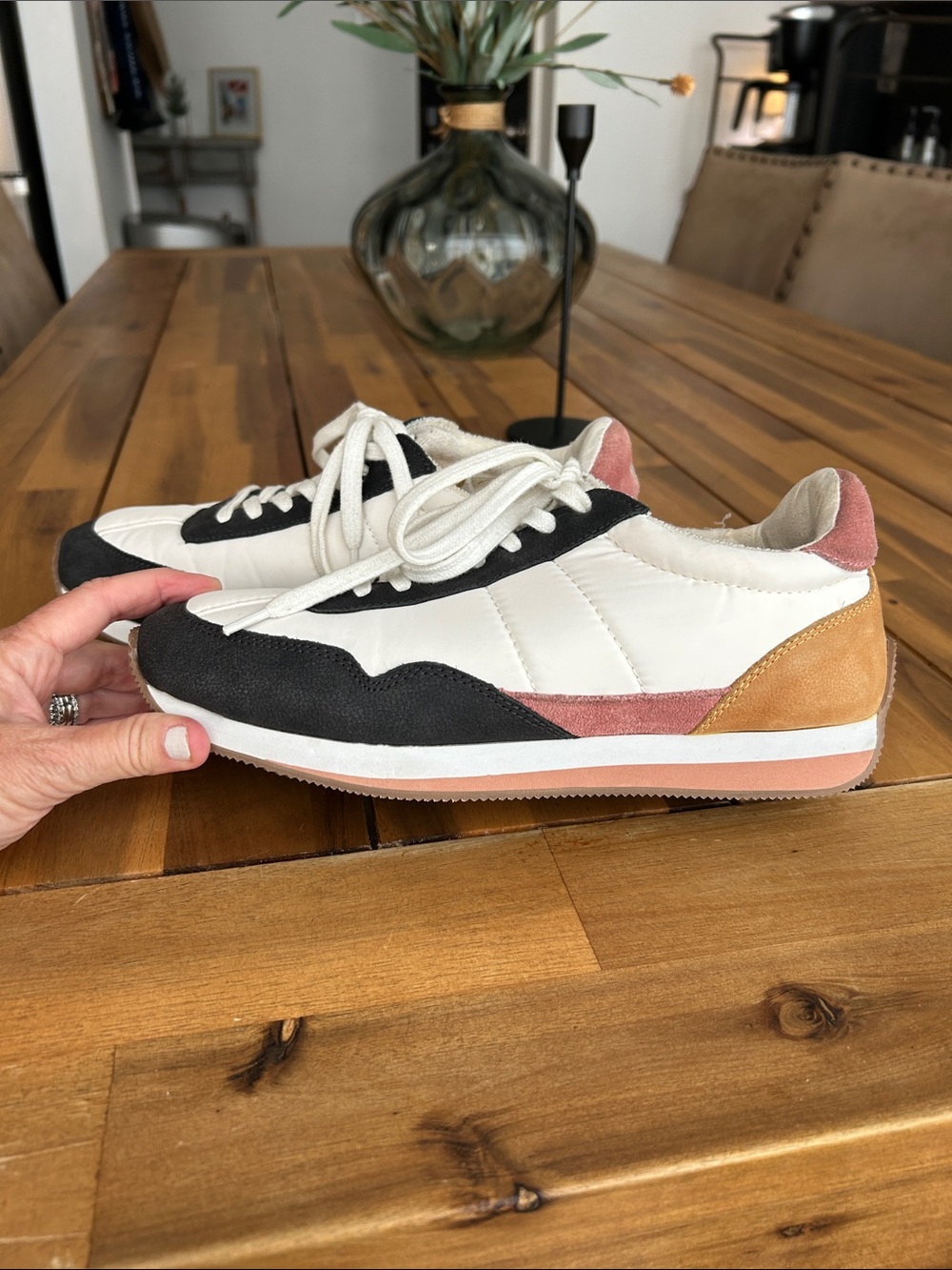 Madewell League Sneakers in Washed Nubuck & Suede - Picture 6 of 9
